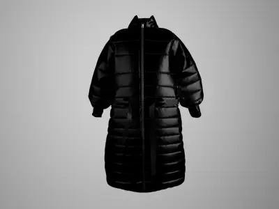 PUFFER DOWN JACKET 3D MODEL 3D model