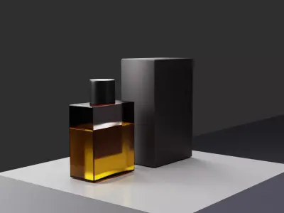 Tom Ford Ombre Style Perfume Bottle Free 3D model