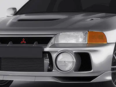  Mitsubishi Lancer Evo IV 3D model