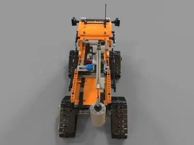 Lego Arctic truck 3D model
