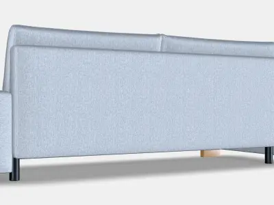 GRALVIKEN 3-seat sofa-bed Low-poly 3D model