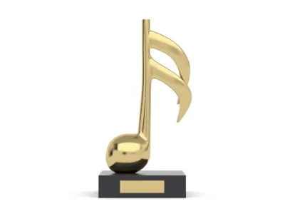 Modern Simple Music Cup 3D model