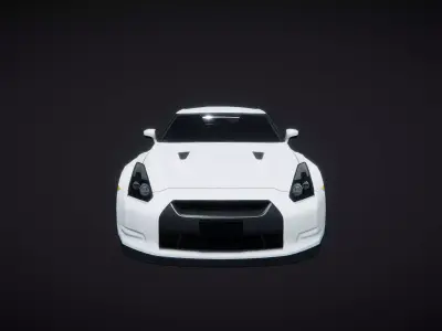 Car Sport Saloon 01 3D model