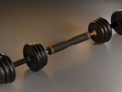 Dumbbell dumbbells Free 3D model