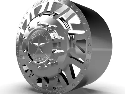 AMERICAN FORCE H02 SIEGE DRW WHEEL 3D print model