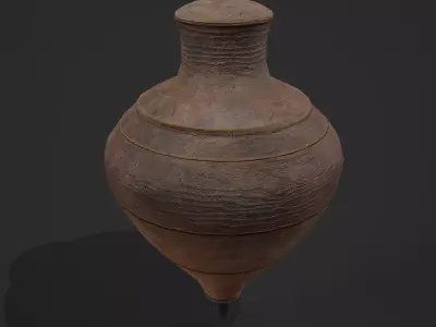 Medieval Spinning Top 3  Free low-poly 3D model