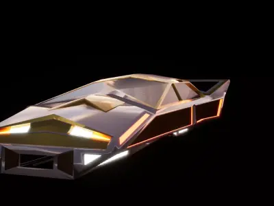 Prototype  DeLorean  3D model