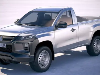 Mitsubishi L200 regular cab 2019 3D model