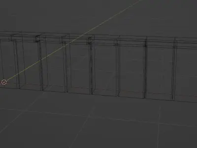 Wall Partition for your interior Low poly 11 3D model