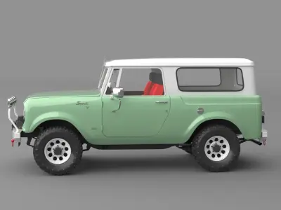 1967 International Harvester Scout 800 Custom 3D model