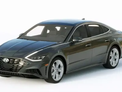 Hyundai Sonata 2020 3D model