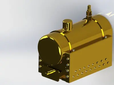 Steam engine  3D model