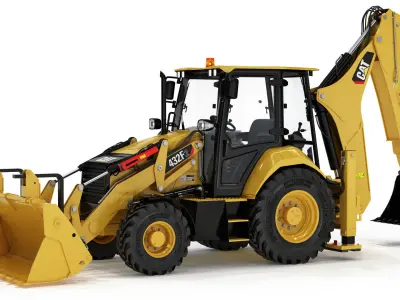 Backhoe Loader 3D model