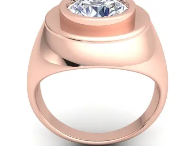 luxury Fancy Ring 51 3D print model