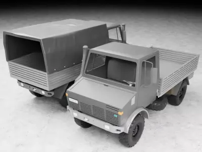 Mercedes Unimog 4x4  3D model