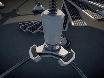 Sci Fi Observation Deck Free 3D model