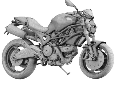 Ducati Monster 696 3D model