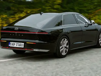 2024  Hyundai Grandeur 3D model