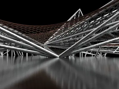 hexa pavilion  3D model