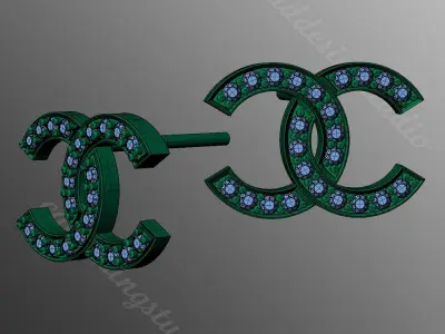 Earrings od78 3D print model