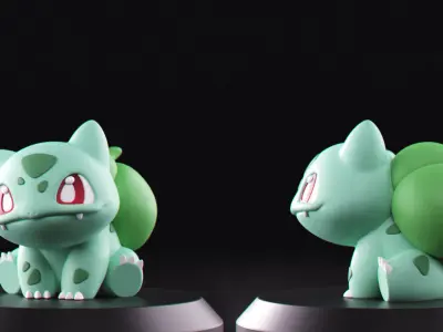 Pokemon - Bulbasaur 3D print model