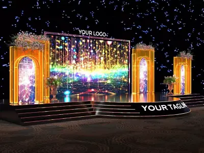 Event Stage 3D model
