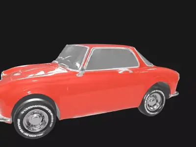 Vintage Car 3D Model 3D model