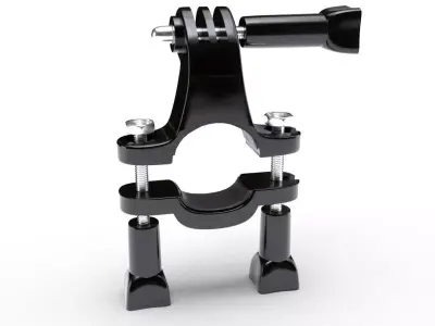 Bike handle mount 3D model