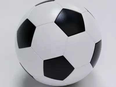 Photo Realistic Soccer Ball 3D model
