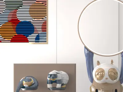 Decoration Sculpture Modern 3D model