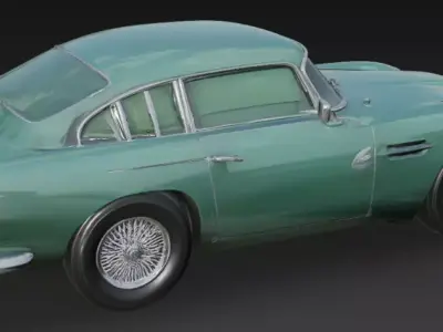 Aston Martin DB5 3D Printable Model 3D print model