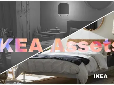 IKEA bedroom collection 3D model