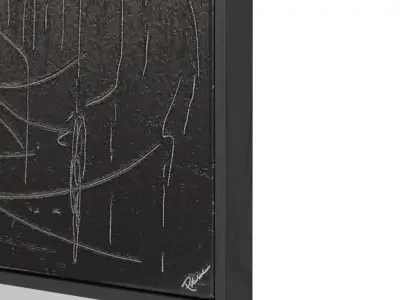 Haiku Wall Art PBR 3D model