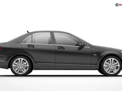 Mercedes C Class 2012 3D model