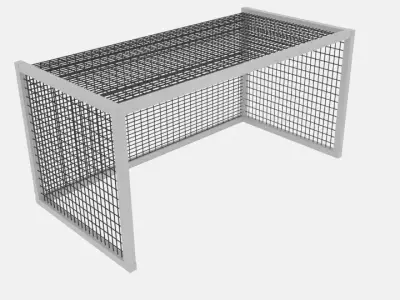 Soccer Goal Net Square  3D model