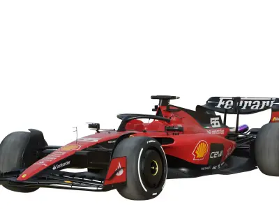 F1 Ferrari SF-23 2023 3D model