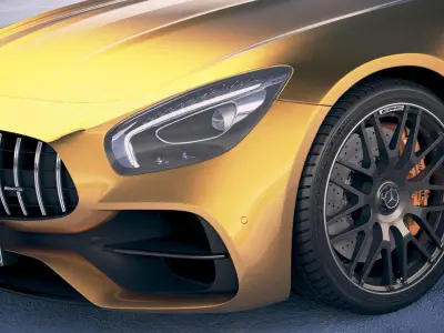 Mercedes AMG GT S 2018 3D model