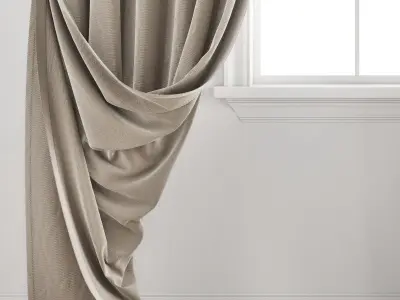 curtain 446 3D model