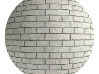 Materials 30- Brick Tiles In 5 color Pbr-4k Texture
