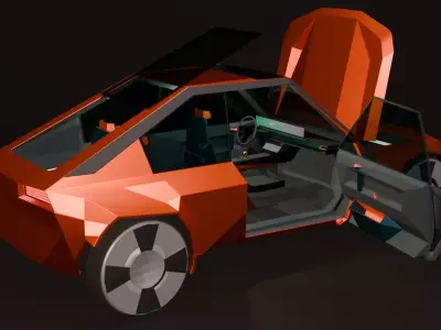 Concept styled sports coupe 3 3D model