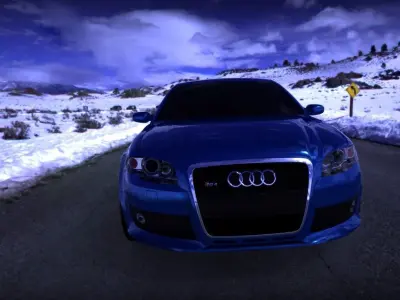 Audi RS4 2006 3D model