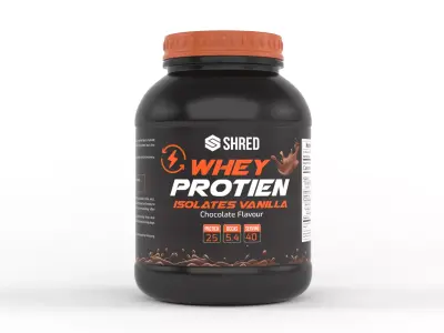 Protein Powder 3D model