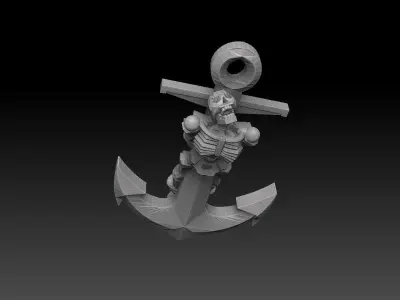 Undersea Bases Stems and Terrain 28mm 3D print model