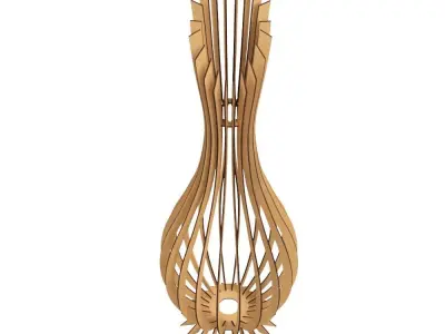 FLOOR LIGHT STL AND DXF FILES 3D print model