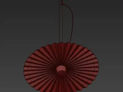 GONZAGA fan pendant lamp 3D model