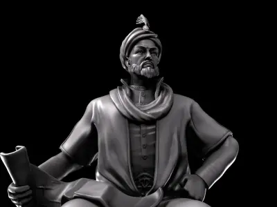 Mirzo Ulugbek 3D model 3D print model