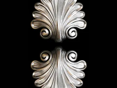 Classic carved 095 3D model