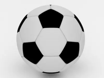 Soccer Ball 3D model 14