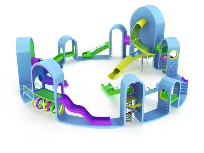 Playground Low-poly 3D model purchase