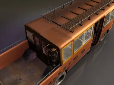 special engineering truck  maya model 3D model